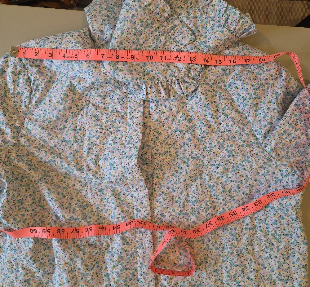 H&M Pastel Floral Ruffle-Collar Puffer Jacket - Picture 11 of 13